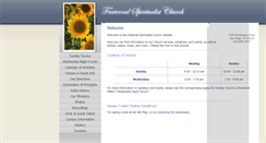 Desktop Screenshot of fraternalspiritualistchurch.org