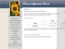 Tablet Screenshot of fraternalspiritualistchurch.org